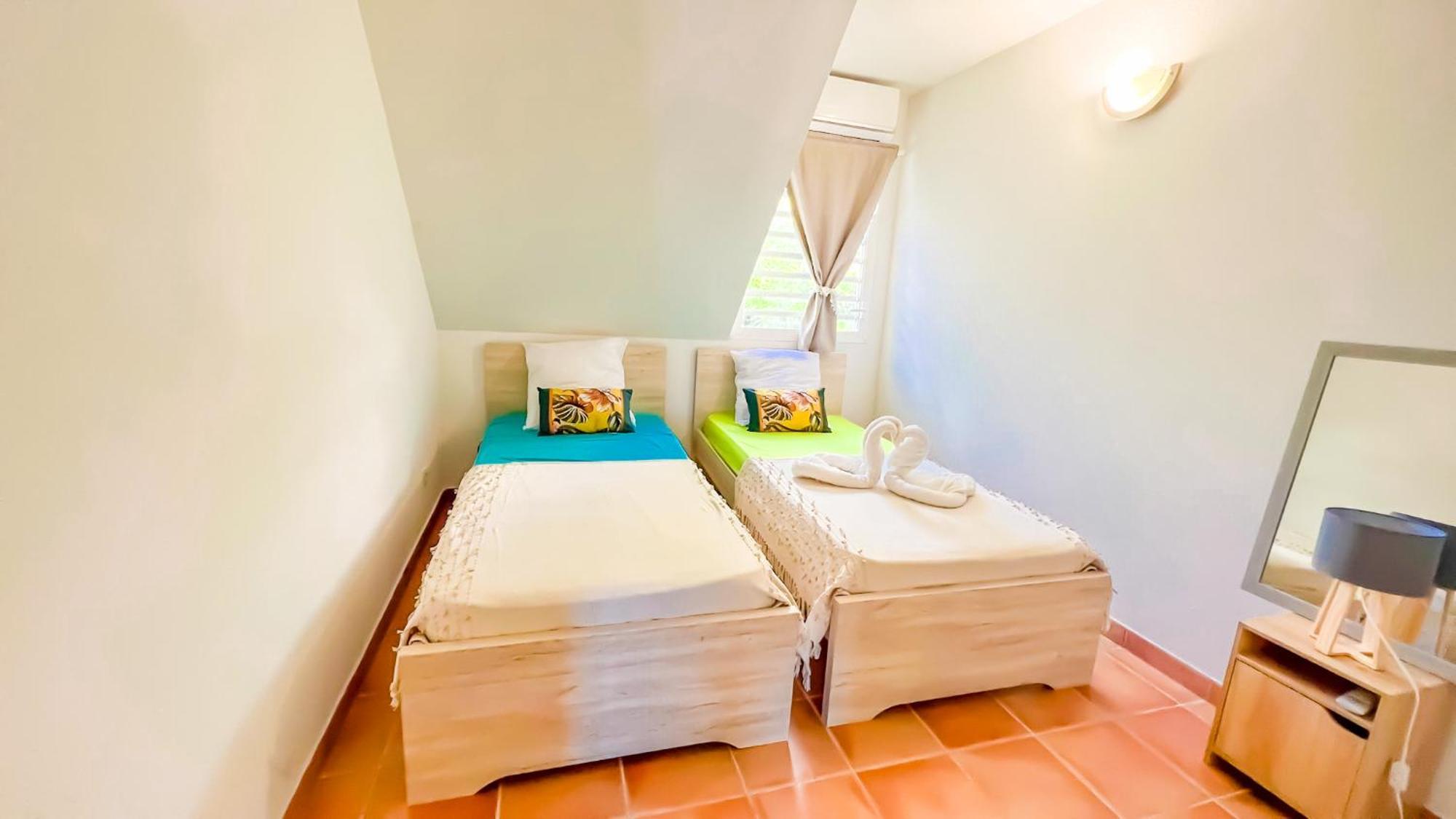 Magnifique Appartement Fleurs Caraibes - 6 Personnes En Residence Avec Piscine Privee - Sainte Anne Exterior foto